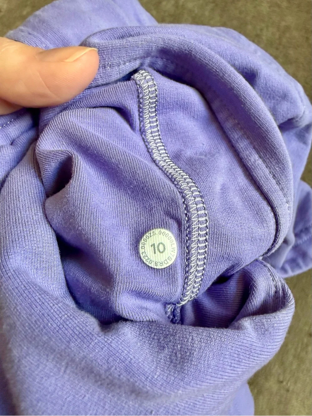 Lululemon Inner Glow High-Rise Short 3” lavender (size 10)